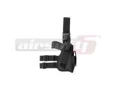 8Fields toc pistol universal pentru picior Negru