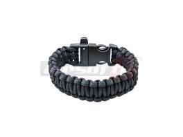 ACM bratara sfoara paracord Negru