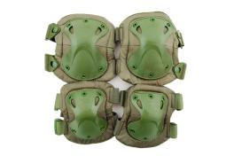 ACM set genunchiere + cotiere Olive