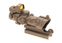 Aim-O combo combat scope ACOG 4x32IR / Reflex Sight Desert