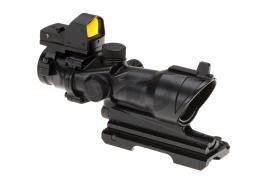 Aim-O combo combat scope ACOG 4x32IR / Reflex Sight QD Negru