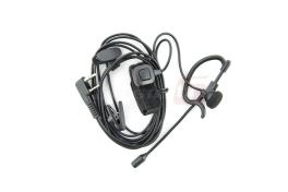 Casca cu microfon puxing 777 - 888 cu PTT pentru deget si microfon lung pe casca