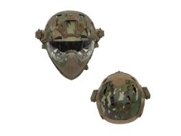Delta Tactics casca fast cu masca Multicam