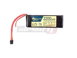 Electro River acumulator LiPo 7.4V 2200mAh compact Deans