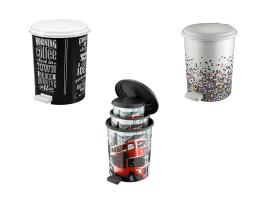 Set 3 piese cos gunoi pedala 370 Desen