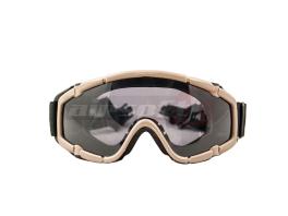 FMA ochelari protectie cu montura pentru casca Dark Earth