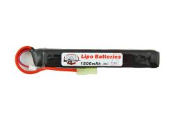 G&P acumulator LiPo 7.4V 1200mAh compact Tamiya mini