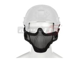 Invader Gear masca cu montura pentru casca Black