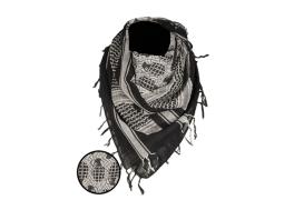Mil-Tec shemag pineapple Alb/Negru