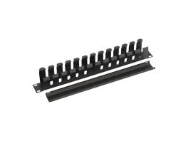 Organizator metalic cabluri, 1U, 24 out