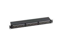 Patch Panel 1U, FTP cat6, 24 porturi RJ45