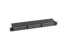Patch Panel 1U, FTP cat6A, 24 porturi RJ45