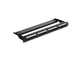 Patch Panel 1U, UTP cat5e, 24 porturi RJ45