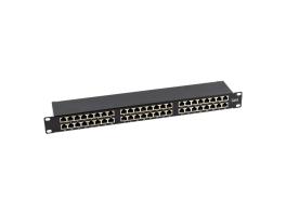 Patch Panel 2U, FTP cat6, 48 porturi RJ45