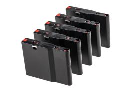 Silverback SRS set 5 incarcatoare plastic 25 bile Negru