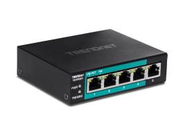 Switch 4 porturi Fast Ethernet Long Range 250m PoE+ 60W, 1 port Fast Ethernet - TRENDnet