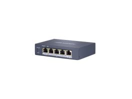 Switch 5 porturi POE Gigabit, Hikvision DS-3E0505HP-E, fara management