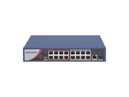 Switch POE 16 porturi Hikvision, DS-3E0318P-E/M(B)