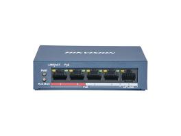 Switch POE 4 porturi Hikvision DS-3E0105P-E(B) fara management