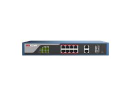 Switch POE Hikvision 8 porturi cu web management, DS-3E1310P-E