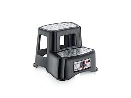 Taburet 2 trepte B002 Metalic