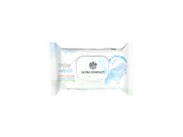 Ultra Compact Servetele umede cu capac pentru bebelusi Pure Water Biodegradabile 50 buc