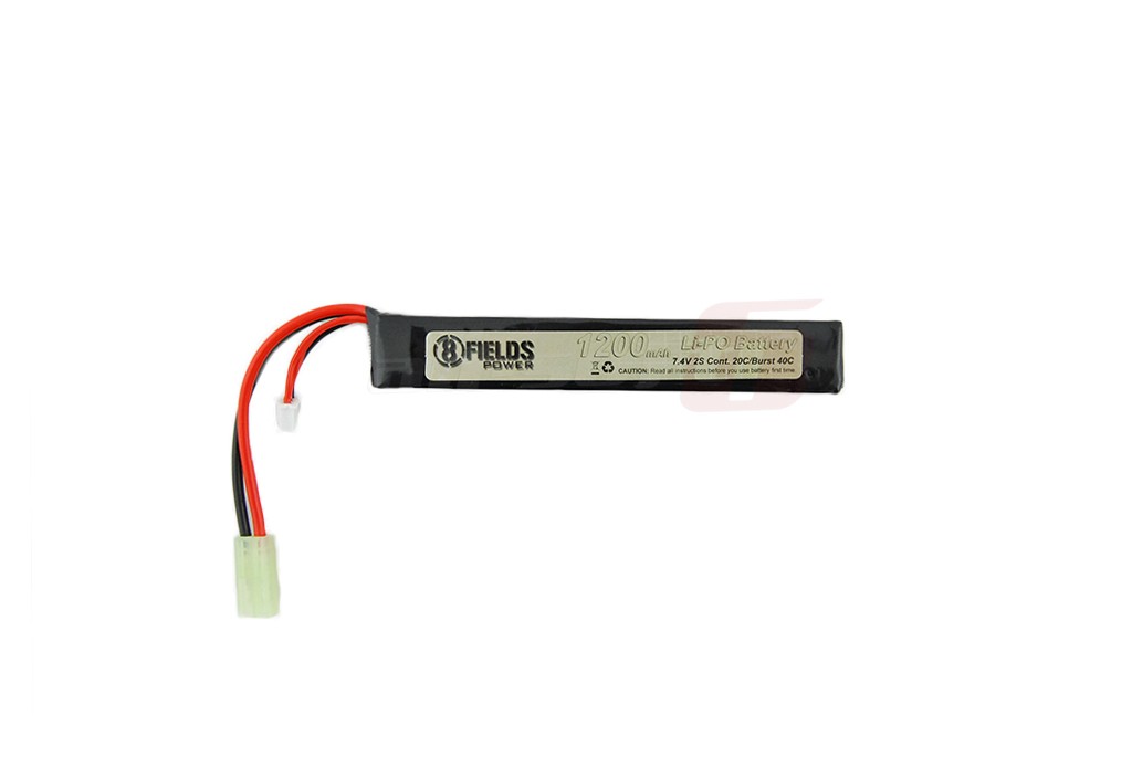 8Fields acumulator LiPo 7.4V 1200mAh compact