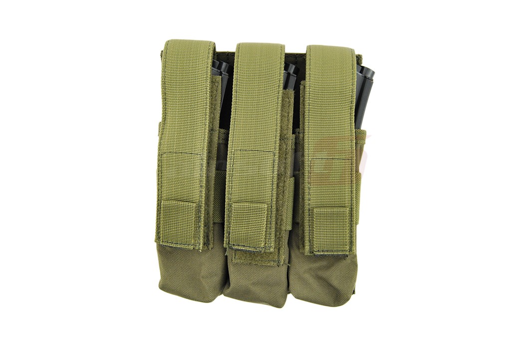 8Fields buzunar triplu port incarcatoare MP5 Olive