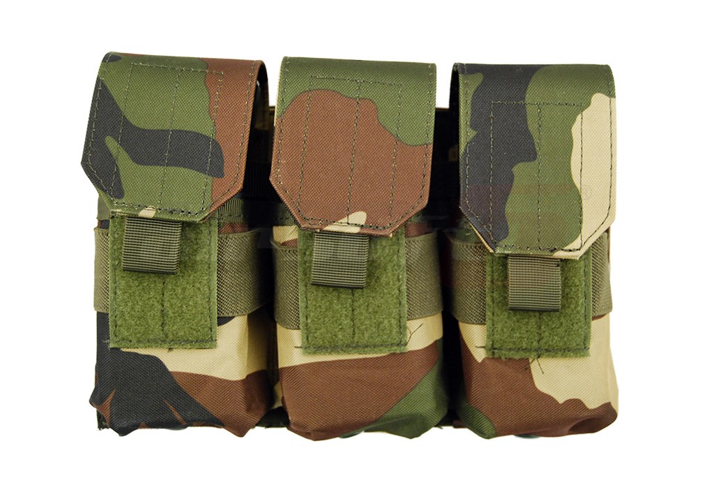 8Fields buzunar triplu port-incarcatoare pentru M4/M16 Woodland