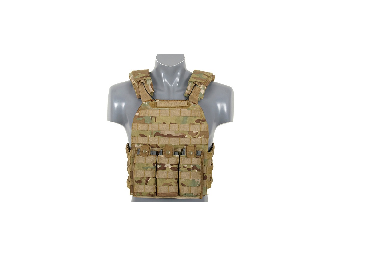 8Fields plate carrier cu placi balistice SAPI Multicam