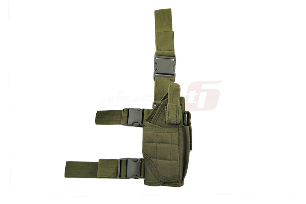 8Fields toc pistol reglabil pentru picior Olive