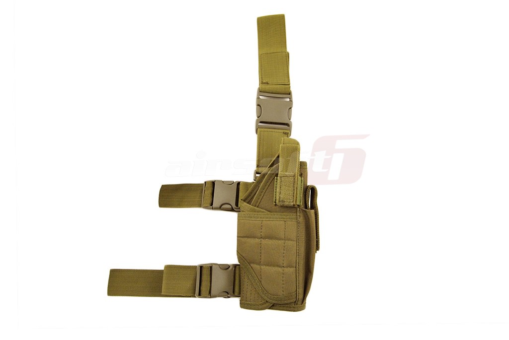 8Fields toc pistol reglabil pentru picior Coyote