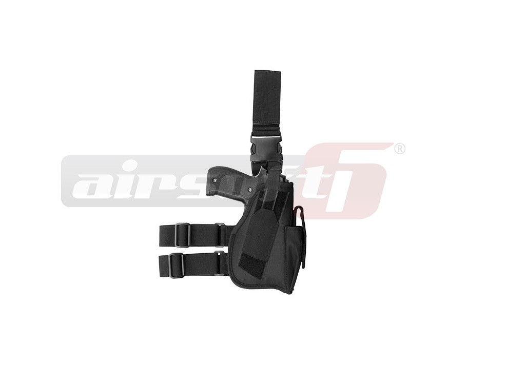 8Fields toc pistol universal pentru picior Negru