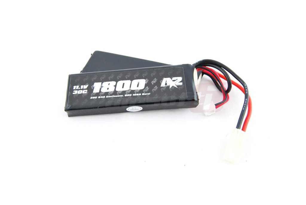 A2A acumulator LiPo 11.1V 1800mAh paralelipiped dublu