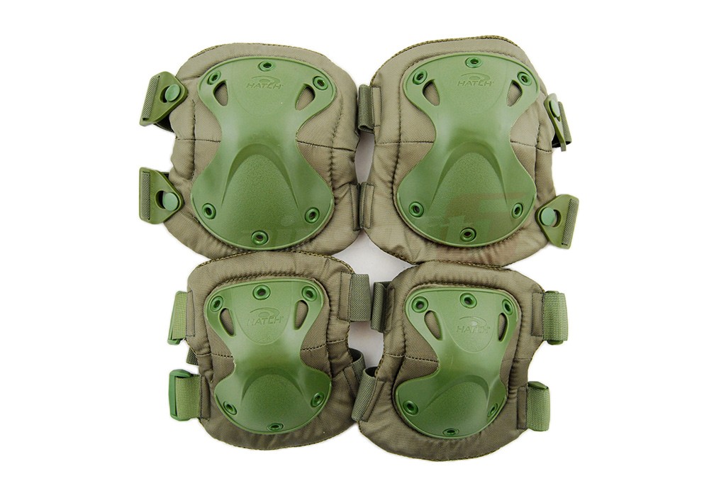 ACM set genunchiere + cotiere Olive