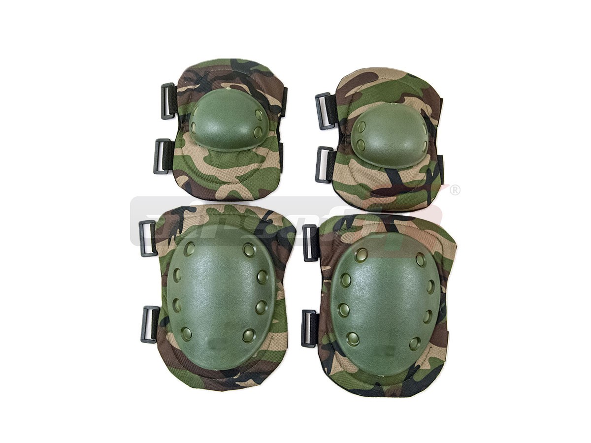 ACM set genunchiere + cotiere Woodland