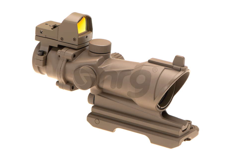 Aim-O combo combat scope ACOG 4x32IR / Reflex Sight QD Desert