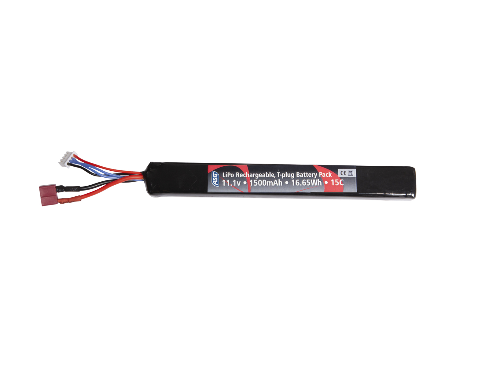 ASG acumulator LiPo 11.1V 1500mAh stick Deans