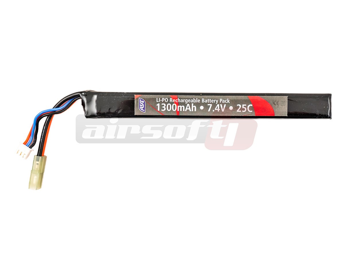 ASG acumulator LiPo 7.4V 1300mAh stick