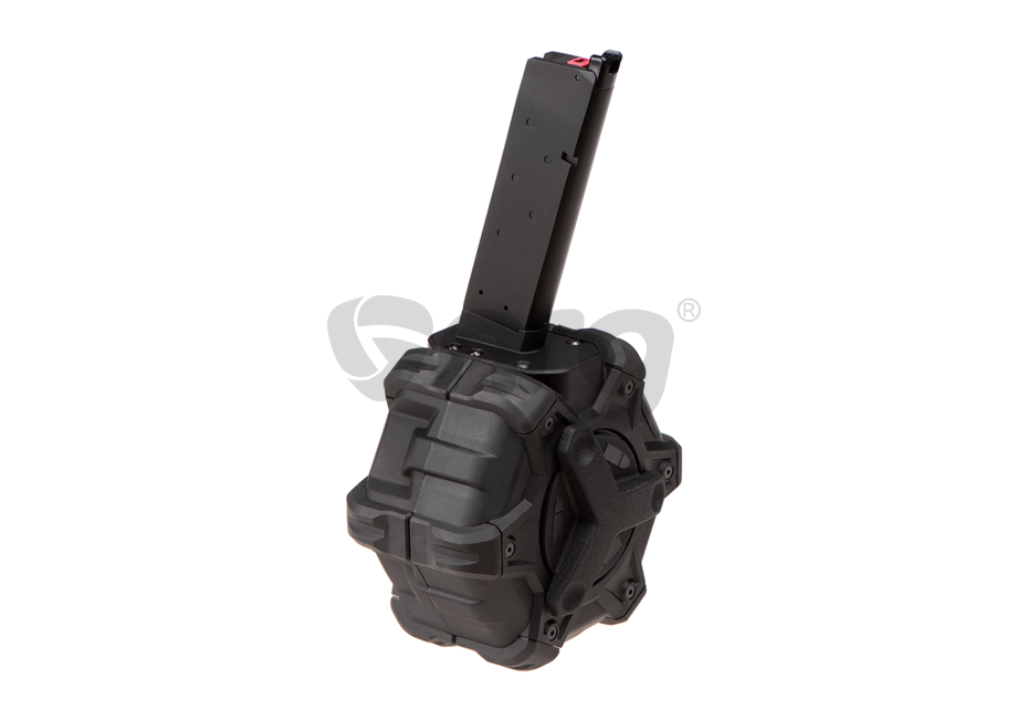 AW Custom incarcator drum mag 1911 350 bile Negru