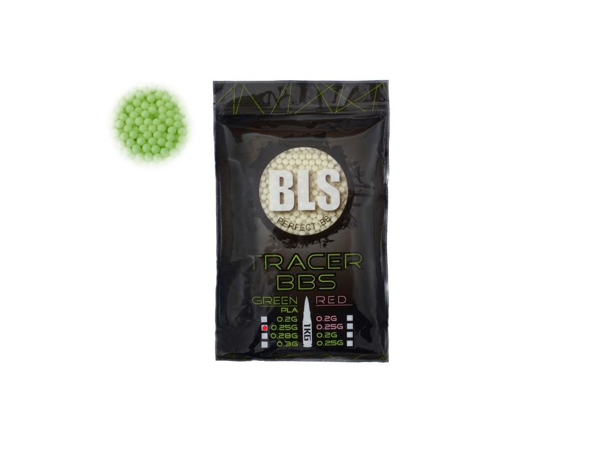 Bile BLS Tracer 0.25g 4000buc 1kg fosforescente verzi