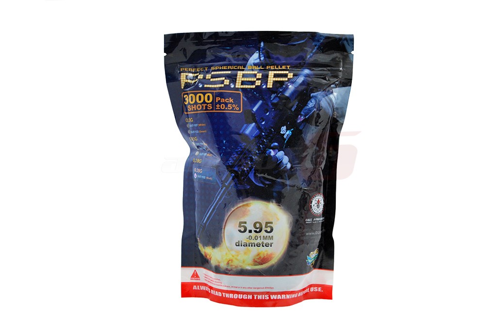 Bile G&G 0.28g 3000 buc Negre