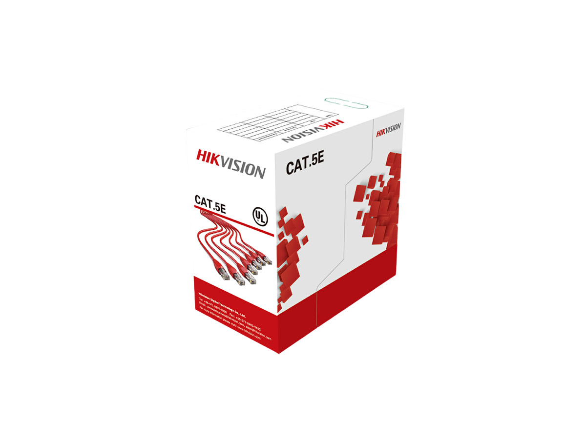 Cablu U/UTP cat. 5E Hikvision, DS-1LN5E-S