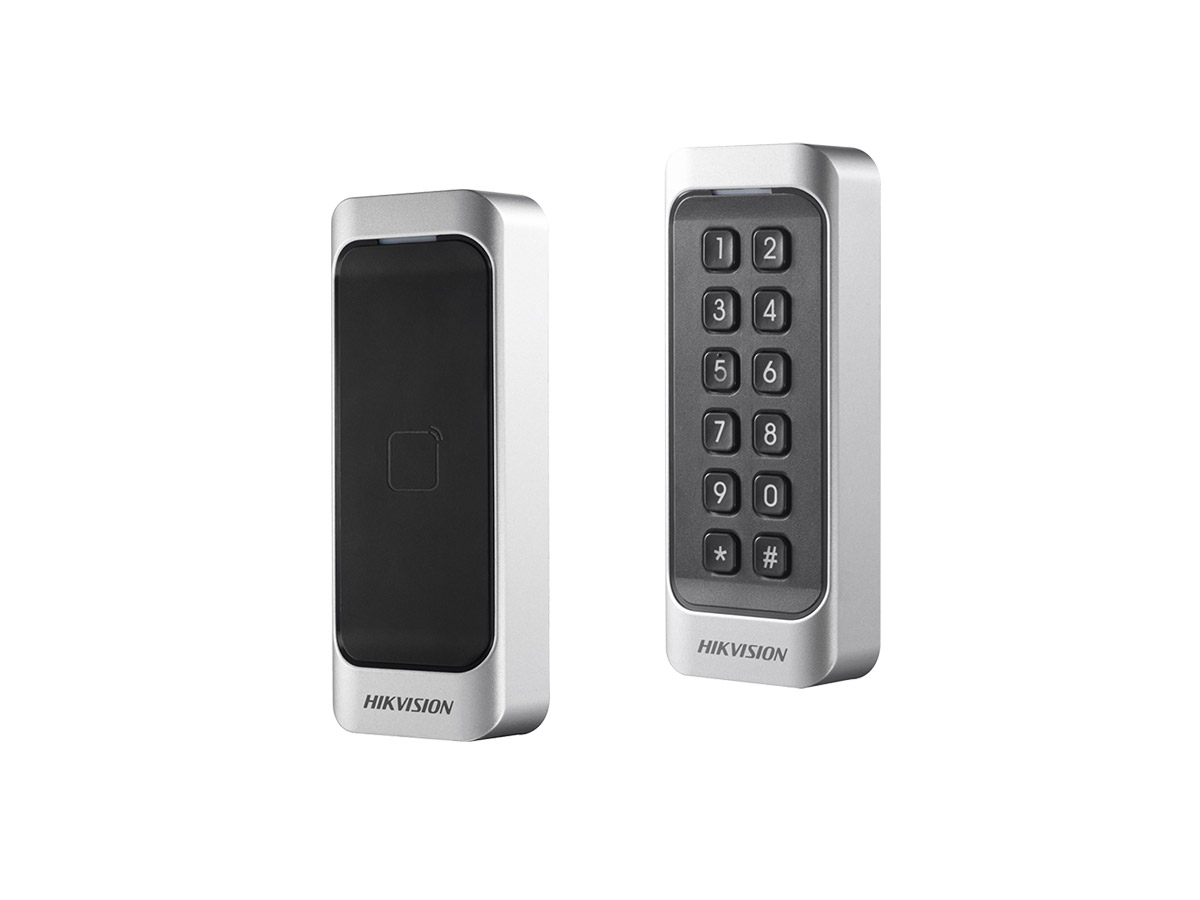 Cititor de card cu tastatura Hikvision pentru cartele EM 125Khz, DS- K1107EK