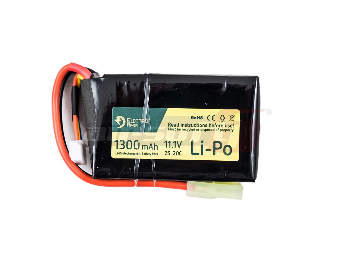 Electro River acumulator LiPo 11.1V 1300mAh compact mic