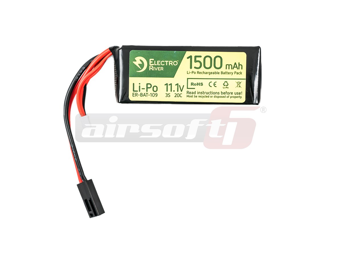 Electro River acumulator LiPo 11.1V 1500mAh compact