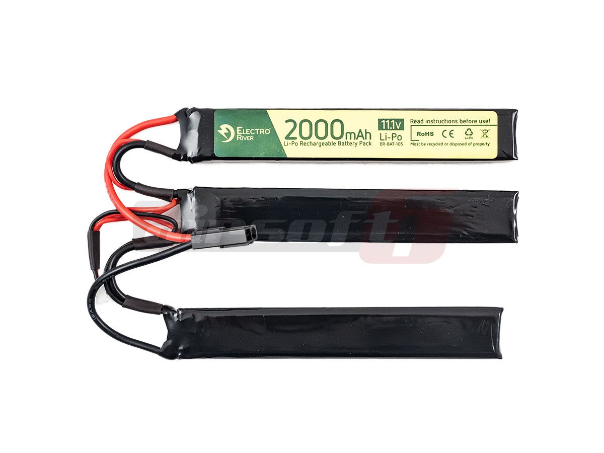 Electro River acumulator LiPo 11.1V 2000mAh crane X3
