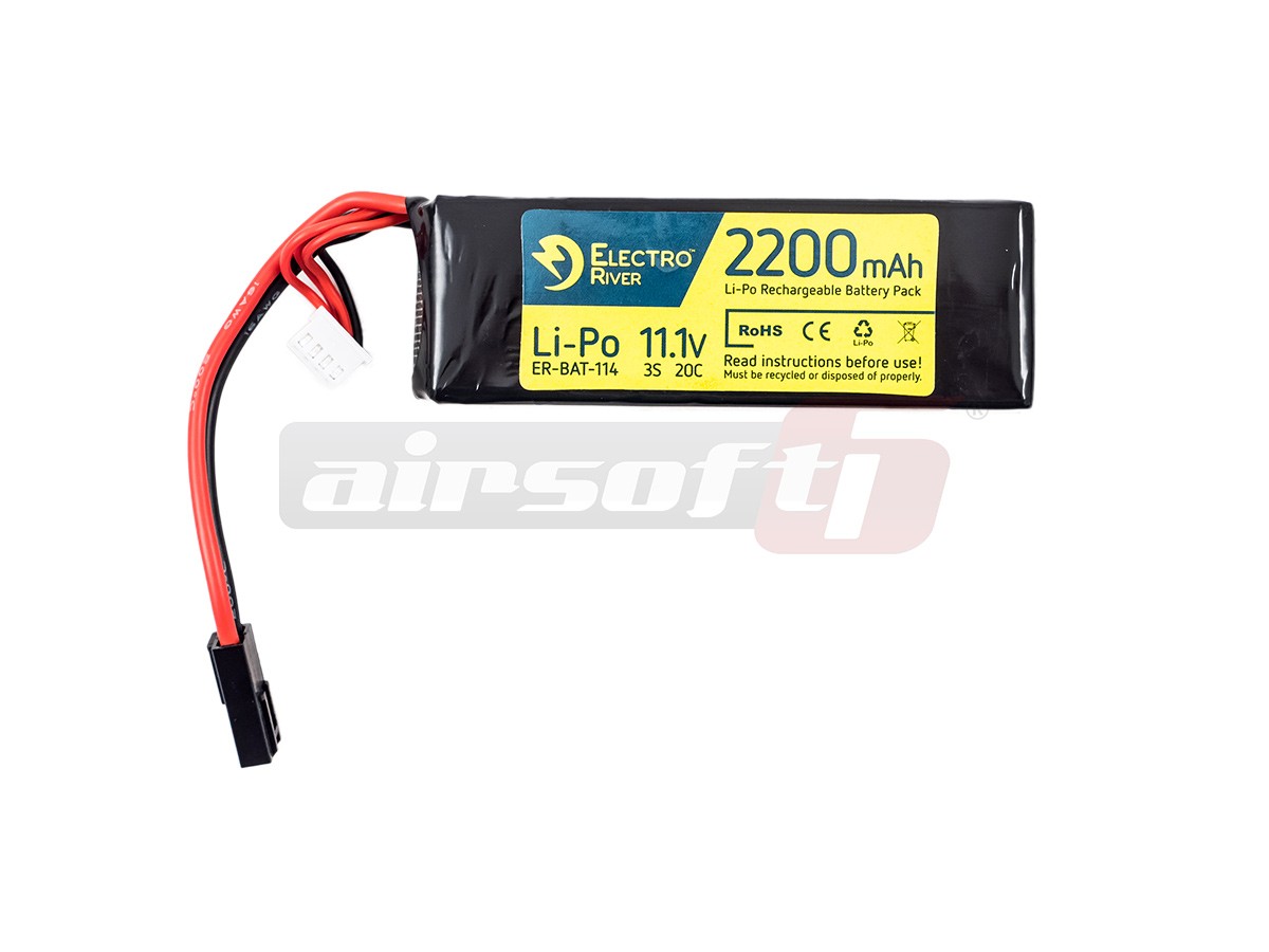 Electro River acumulator LiPo 11.1V 2200mAh compact