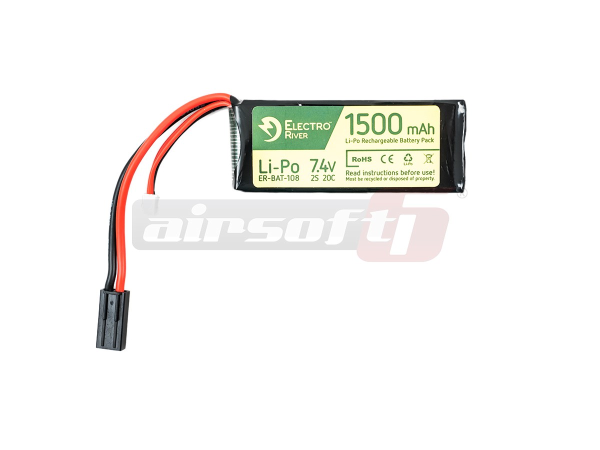 Electro River acumulator LiPo 7.4V 1500mAh compact