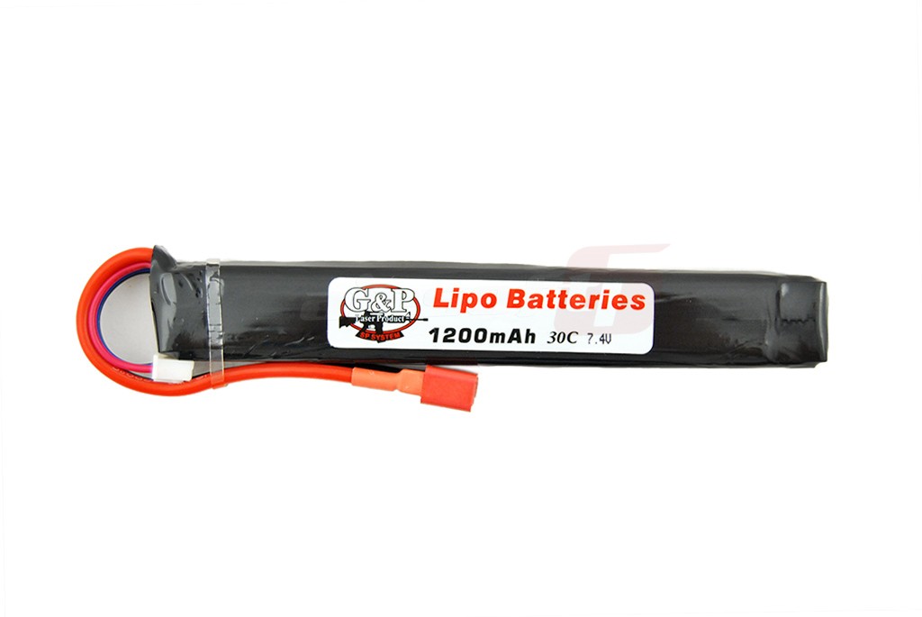 G&P acumulator LiPo 7.4V 1200mAh compact Deans